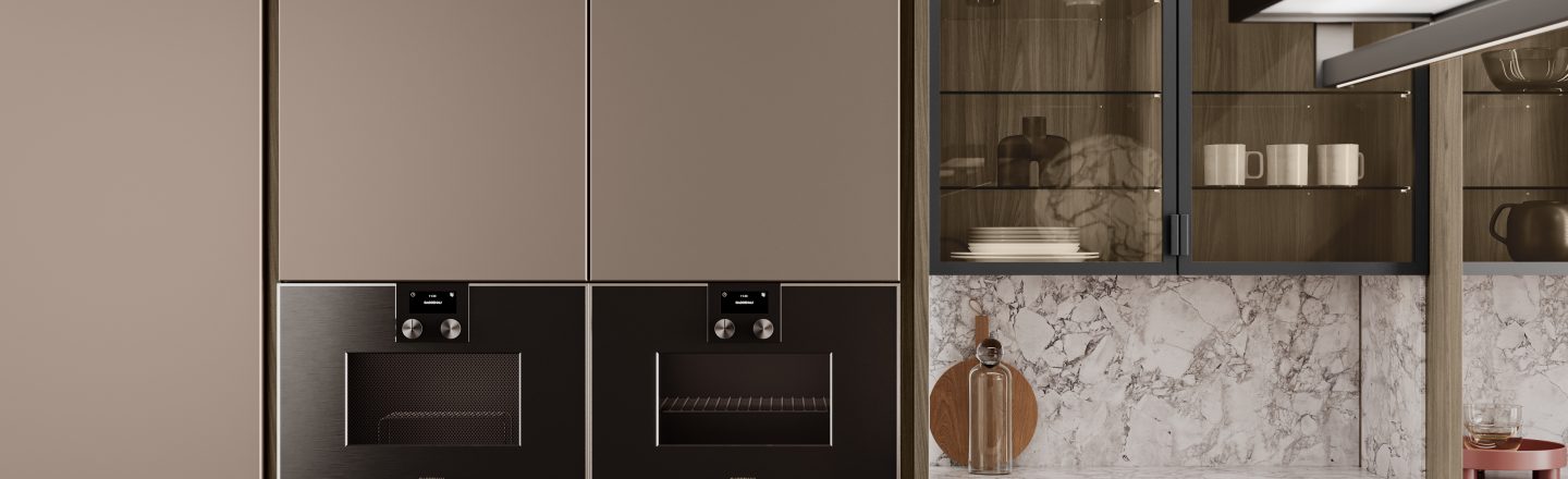 Cuisine sur-mesure design avec surface anti-trace à Ferrette proche de Oltingue